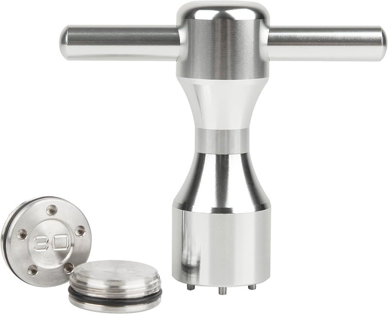 FoFoFo Golf Putter Weights Compatible with Scotty Cameron 2pcs 5g/10g/15g/20g/25g/30g/35g/40g/45g with Wrench Kit Set Compatible with Titleist Scotty Cameron Putter Newport Silver - Image 1